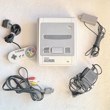 SUPER NINTENDO SNES + JOYSTICK + CAVI - TUTTO 100% ORIGINALE E 100% FUNZIONANTE