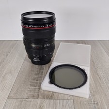 Canon EF 24-105mm f/4L IS USM Lens – Good Condition – Canon Caps & 2 Filters 