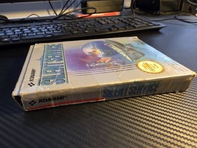 Nintendo NES Game PAL a CIB UK Boxed with Manual Silent Service + box protector