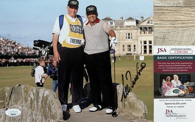 #ad Lee Trevino Masters PGA British Open Autographed Signed GOLF 8x10 Photo JSA COA $85.00