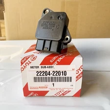 1X Genuine DENSO OEM 22204-22010 Mass Air Flow Meter MAF Sensor For Lexus Scion