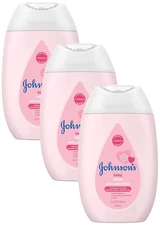 3 PACK Johnson's Baby Moisturizing Baby Lotion,Coconut Oil & Aloe, 3.4 fl.oz