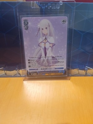 The World Reflected in Her Eyes, Emilia - #RZ/S68-E056 RR - Weiss Schwarz - NM
