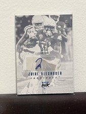 2018 Panini Luminance - Rookie Ink Jaire Alexander #RI-JAA Platinum Blue /25 ...