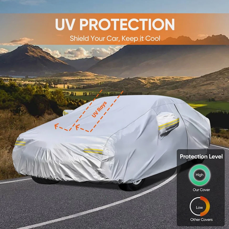 For Mercedes-Benz C300 Car Cover Fleece Lining Snow Dustproof All-Weather USA - Изображение 3 из 4