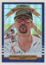 2019 Donruss Optic Diamond Kings Blue Pandora Prizm 97/99 Nick Castellanos 06yc