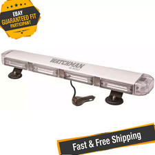 Wolo 7824mp-a Watchman Clear Lens Amber Linear Leds 12-volt