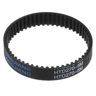 HTD5M-270, Rubber Timing Belt 54 Teeth Closed Loop Belt 15mm Width 270mm Length