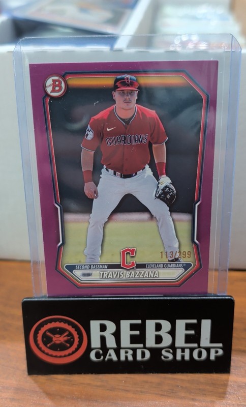 Travis Bazzana Purple Parralel #/299 🔥 2026 Bowman Paper Prospects
