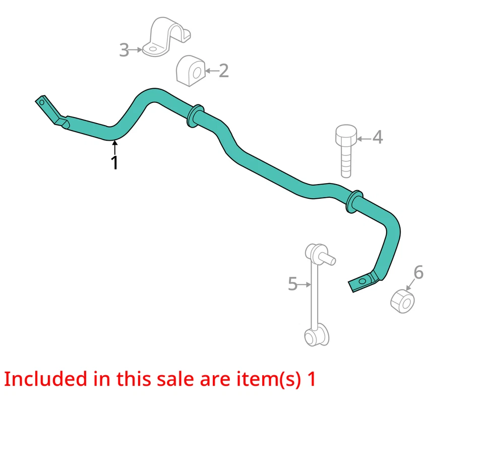 Mazda Mazda 2012 5 tracción delantera barra estabilizadora OEM 101 k millas - LKQ414171914 Foto 4 de 4