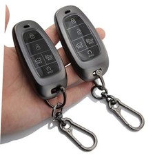 2-Pack for Hyundai Key Fob Cover with Keychain 5-Button TPU Key Case