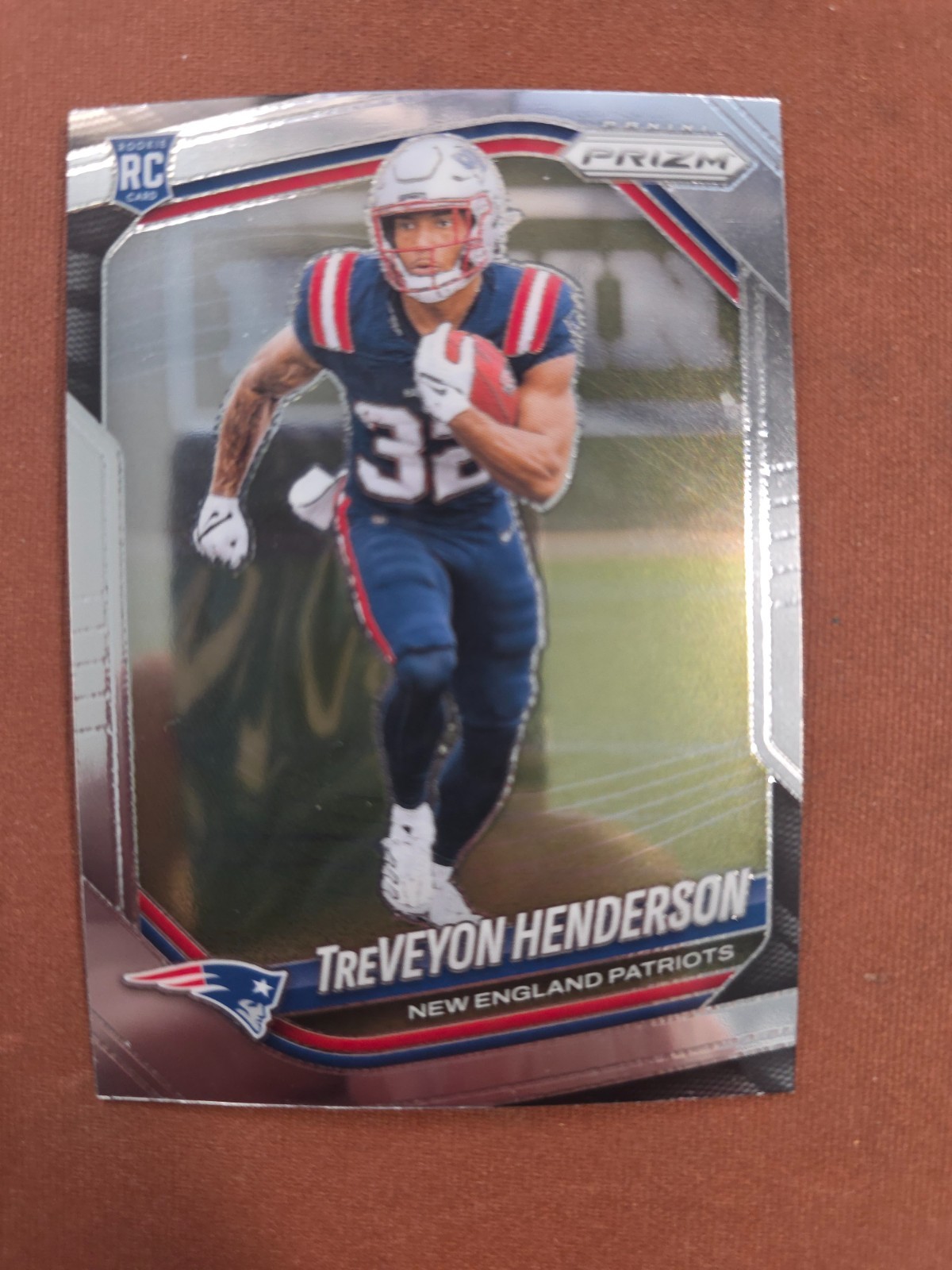 2025 Panini Prizm #343 Treveyon Henderson Rookie RC Patriots