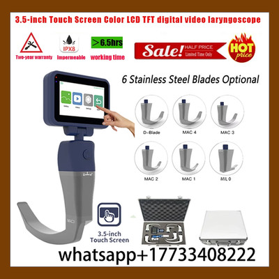 3.5 High-definition color touch screen digital video laryngoscope for anesthesia