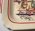 Vintage 1930s Homer Laughlin Mexicana Hacienda Platter Tray Century Art Deco — photo 4