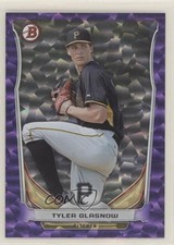 2014 Bowman Draft Top Prospects Purple Ice 36/99 Tyler Glasnow #TP-61 0d7u