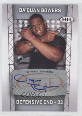 2011 SAGE Hit Silver Da'Quan Bowers #A93 Rookie Auto RC 2u3