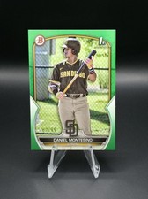 2023 Bowman 1st Daniel Montesino Green Border /99 #BP-114 San Diego Padres 