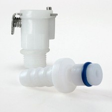 Female Threaded Quick Release Valve Connector Vacuum Penis Nipple Pump Cylinders
