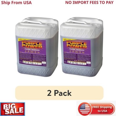 (2 pack) Purple Power Industrial Strength Cleaner and Degreaser, 5 Gallon New