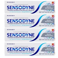 Sensodyne Extra Whitening Toothpaste Pack Of 4 - 0.8oz Each