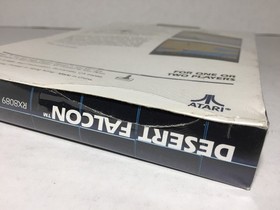 NEW sealed DESERT FALCON Atari XE XL Shooter XEGS Shoot Em Up RX8089 Hang Tab