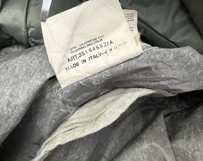 Vintage 2001 Stone Island Jacket Laminate Webbing Nylon Insulated