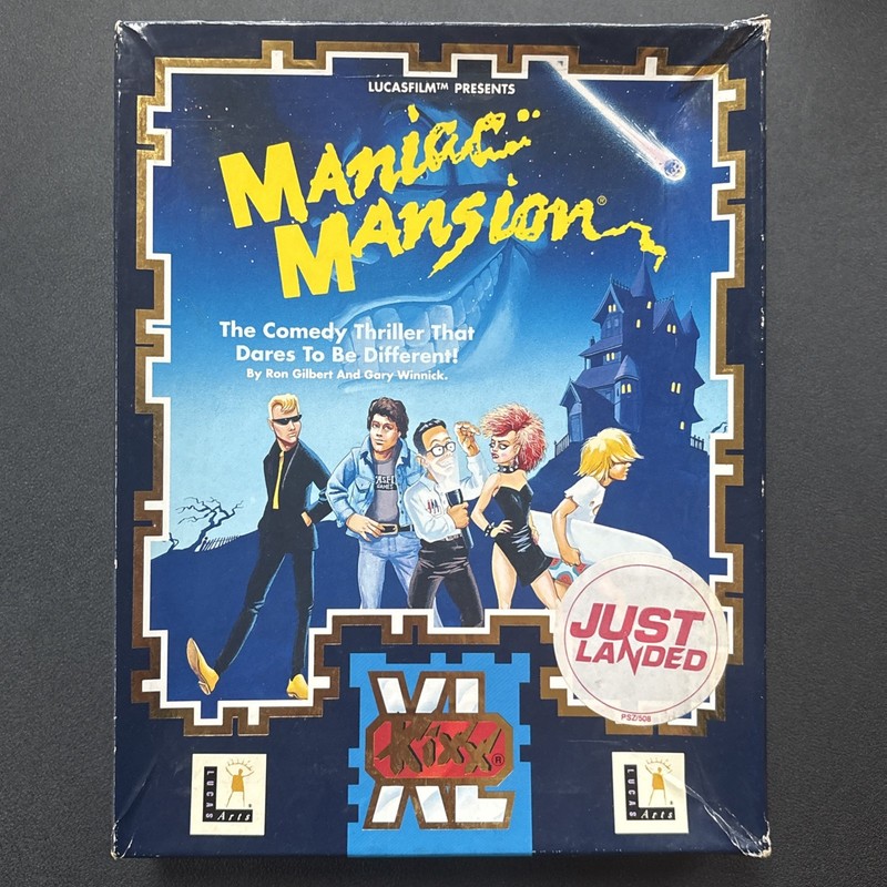 Maniac Mansion - Atari ST, 100% Complete In Big Box