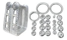 Herraje Para Montura Charra Charro LUXURY Saddle Aluminum Kit Fittings MEXICO