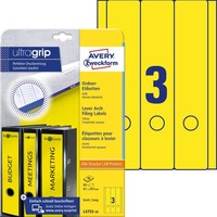 Avery Zweckform L4755-20 OrdnerrüCken Etiketten (60 RüCkenschilder Mit Ultragrip