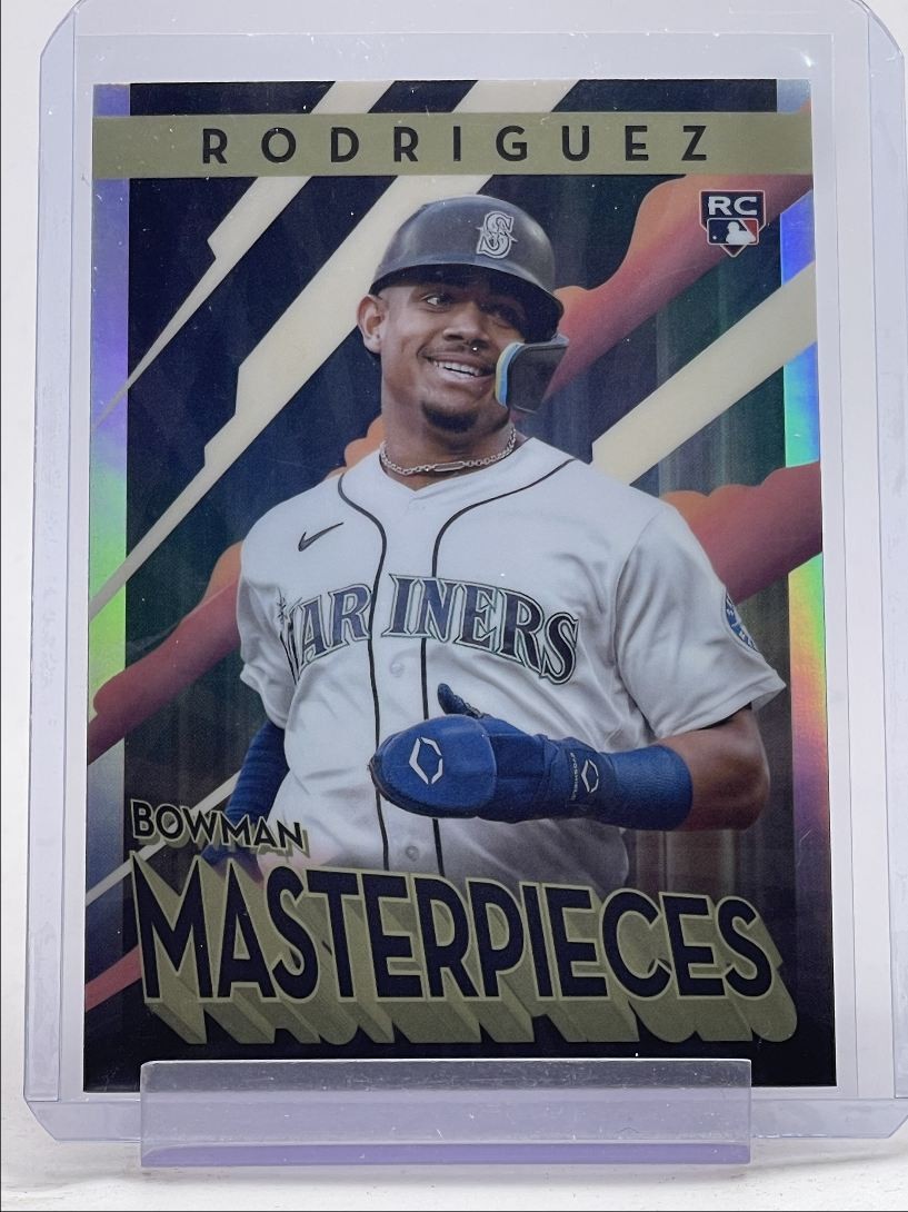 JULIO RODRIGUEZ 2022 BOWMAN'S BEST MASTERPIECES ROOKIE REFRACTOR RC Q1727