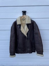 B-3 USAAF shearling sheepskin flying bomber jacket size Medium RRP £899