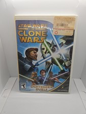 Star Wars The Clone Wars Wii Video Game Lightsaber Duels *No Manual*