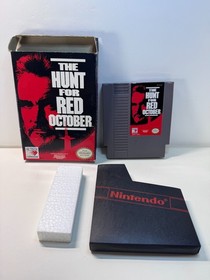The Hunt for Red October (Nintendo NES, 1991) gioco, scatola autentica testata