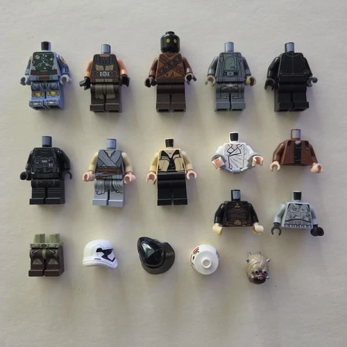 Lego Star Wars Minifigure Lot Mimban Boba Fett's Quinlan Jawa Luminara Troopers