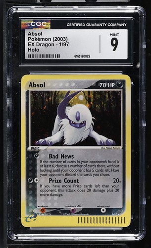 Absol graded CGC 9 for sale on eBay