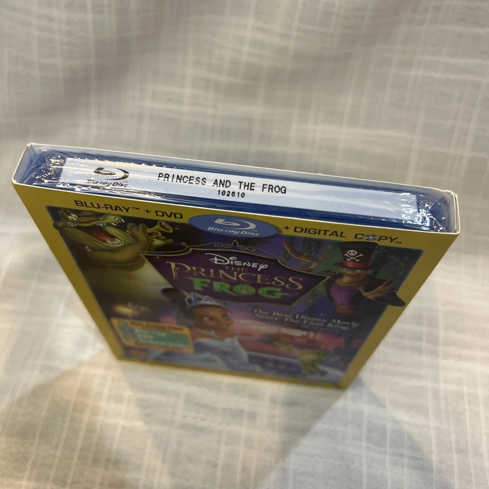 The Princess and the Frog ~ Disney Blu-ray + DVD + Digital w/ Slipcover ~ NEW - Image 2 of 3