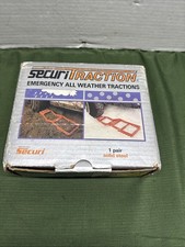 Securi Traction Emergency All Weather Tractions 1 Pair Snow Mud Ice Sand Grips