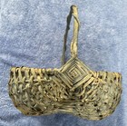 VALHALLA HAND WEAVERS TRYON NC PACOLET RIVER PAINTED SPLIT OAK BUTTOCKS BASKET — photo 7