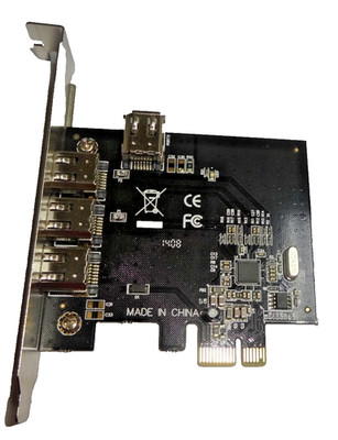 LOGILINK PC0030 A 3+1 Ports FireWire PCI-e Controller Karte #GK12043