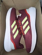 Mens Adidas RunFalcon 3.0 Burgandy/Green Size UK 9.5 EU 44 BN In Half Box
