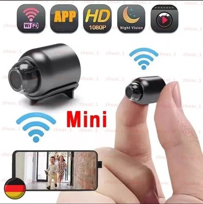 MINI IP KAMERA 1080P WIRELESS WLAN WIFI CAMERA ÜBERWACHUNGKAMERA IR CAM HD NEU