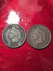 1892 1902 INDIAN HEAD 1 ONE CENT PENNY COIN COINS UNITED STATES US #122