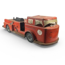 Vintage Texaco Fire Chief Pressed Steel Fire Truck Parts Or Repair
