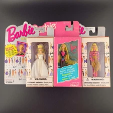 3 Barbie dolls keychain Basic Fun solo in the spotlight Original 1995 Mattel