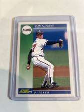 Score 1992 Tom Glavine #450 Atlanta Braves Baseball MLB Base Set Original