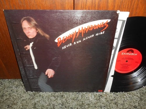 Benny Mardones Never Run Never Hide Vinyl 1980 Polydor Record PD-1-6263 ROCK LP