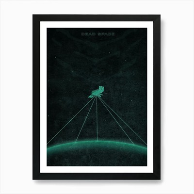 Dead Space Kunstdruck gerahmt Wandbild Poster Leinwanddruck Bild