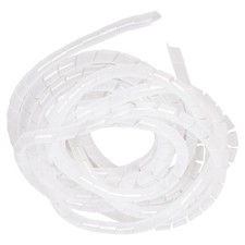 Spiral Cable Wrap 9.8ft 5/8in Cord Sleeve Cable Management Wire Organizer White