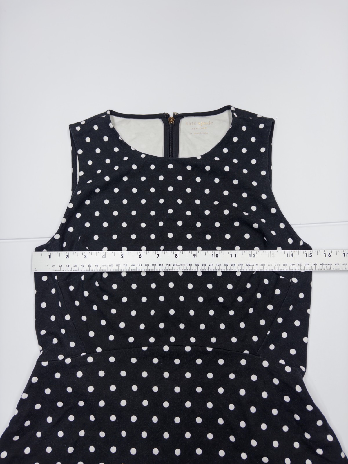 Kate Spade New York Women's Dress Polka Dot Ponte Fit Black - Size 4 thumbnail 11