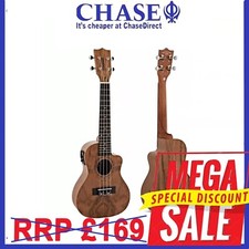 Tanglewood Tiare Electro Acoustic Concert Ukulele TWT13E with Built-In Tuner **